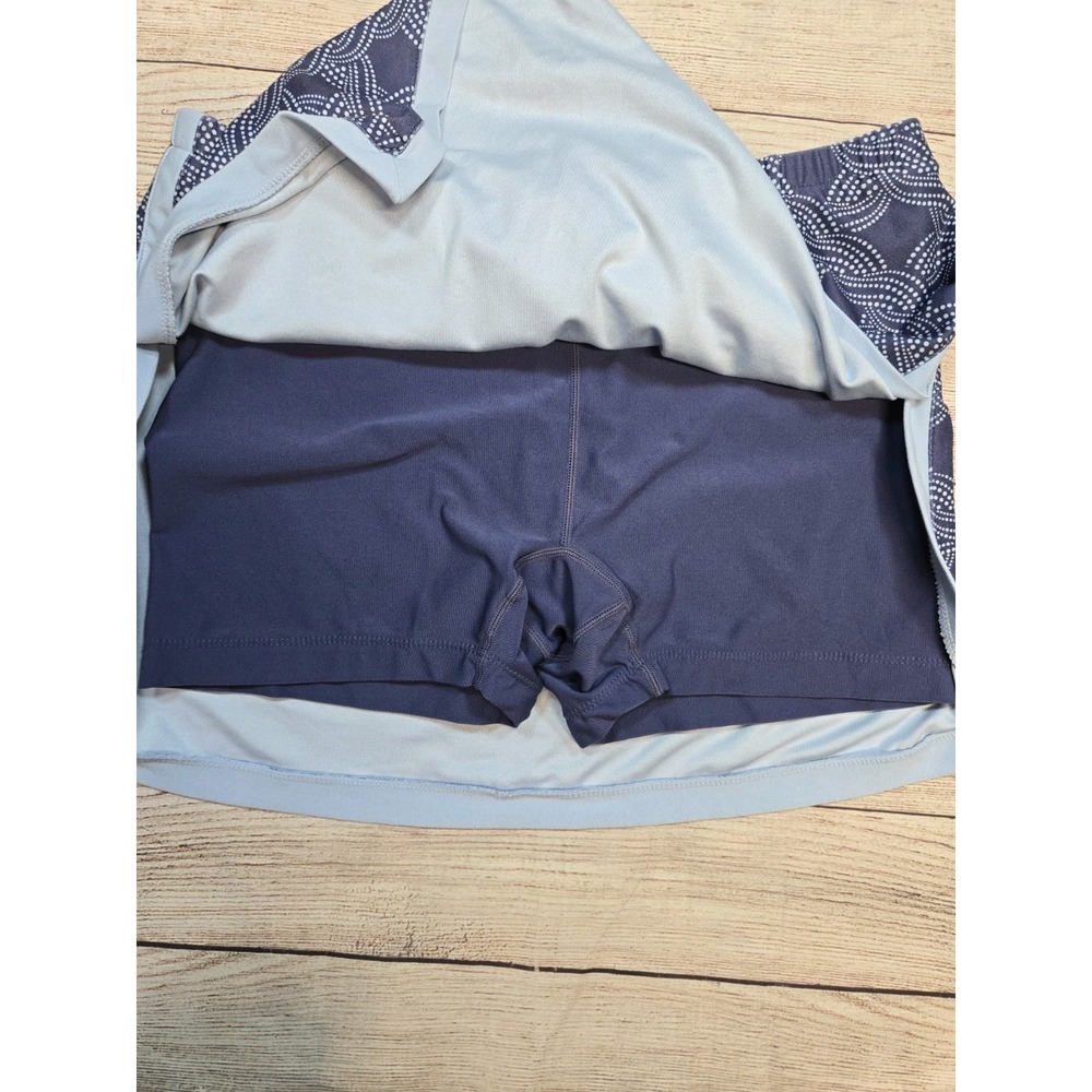 Nike Dri-FIT Women's Blue Geometric Tennis Skort Athletic Skirt Size Small - Picture 4 of 8